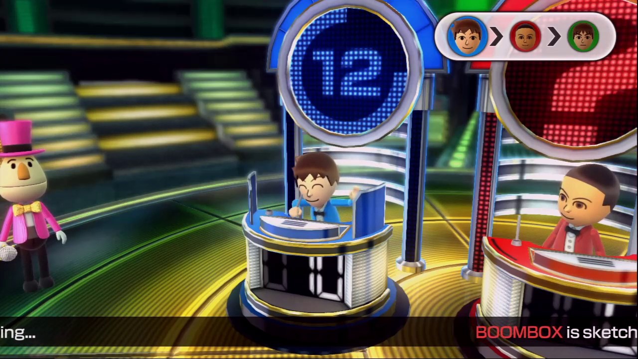 Wii Party U - Sketchy Situation - 3 Players