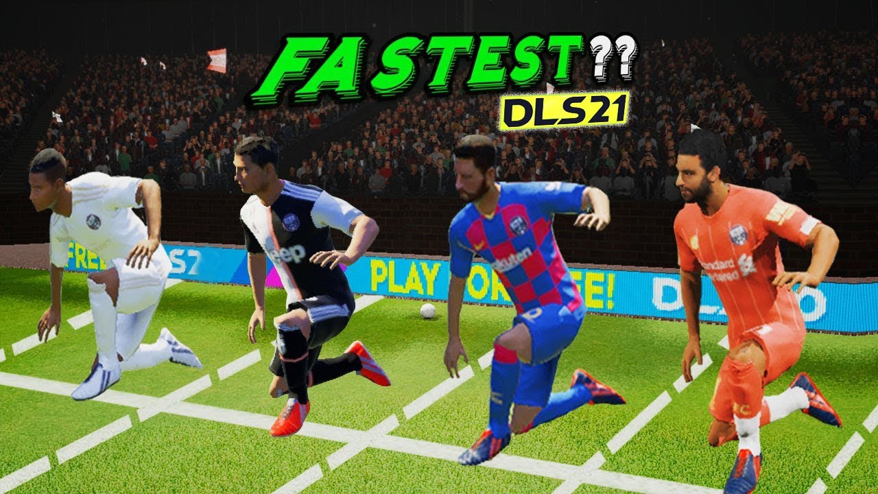 DLS SPEED TEST - Who is the fastest player in Dream League Soccer?