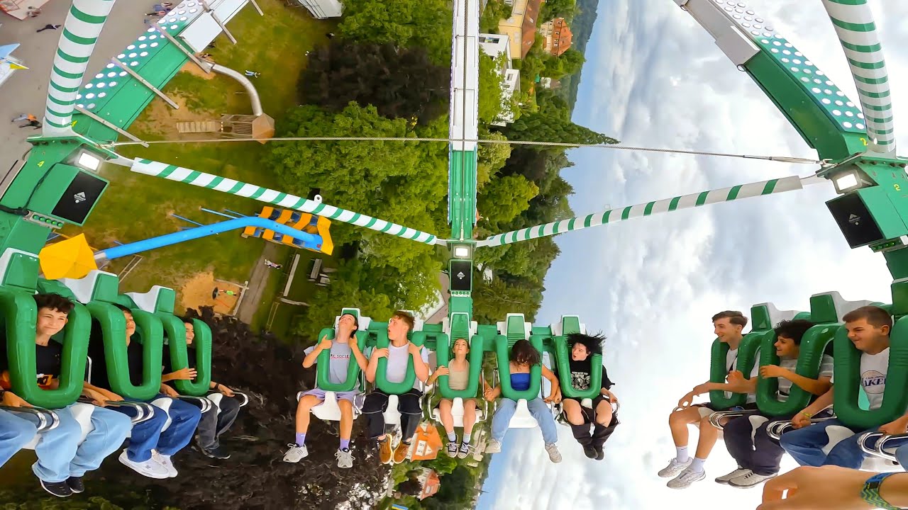 45 m hohe XXL Schaukel! | Biberacher Schützenfest 2024 [Goetzke] Onride POV