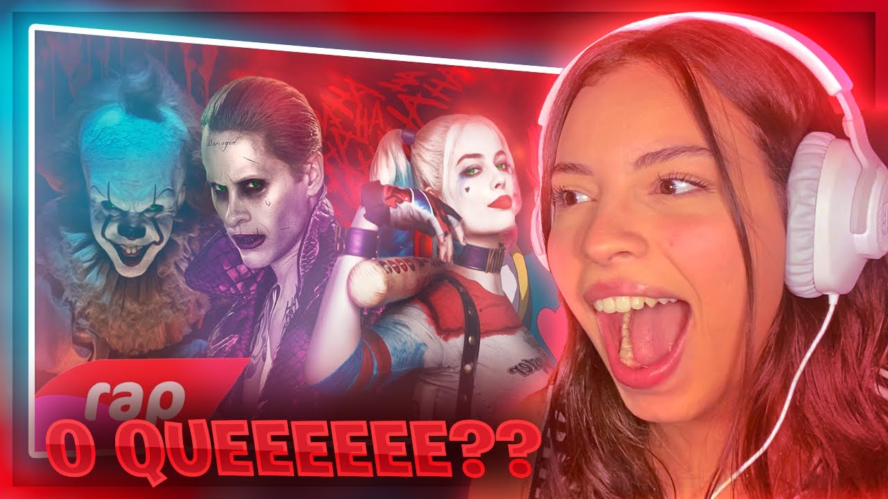 REAGINDO AO Rap do Coringa, Arlequina, Hisoka e Pennywise - CIRCO DOS HORRORES 2 | NERD HITS