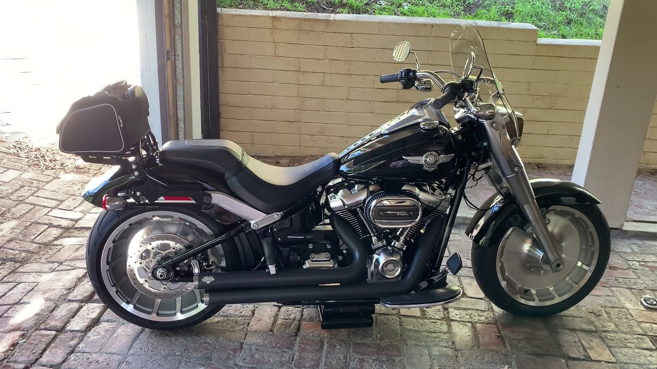 2020 Fat boy with accessories. No sound. Just bike