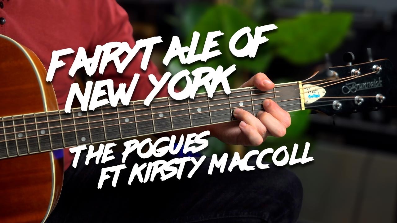 Fairytale Of New York guitar tutorial for different levels