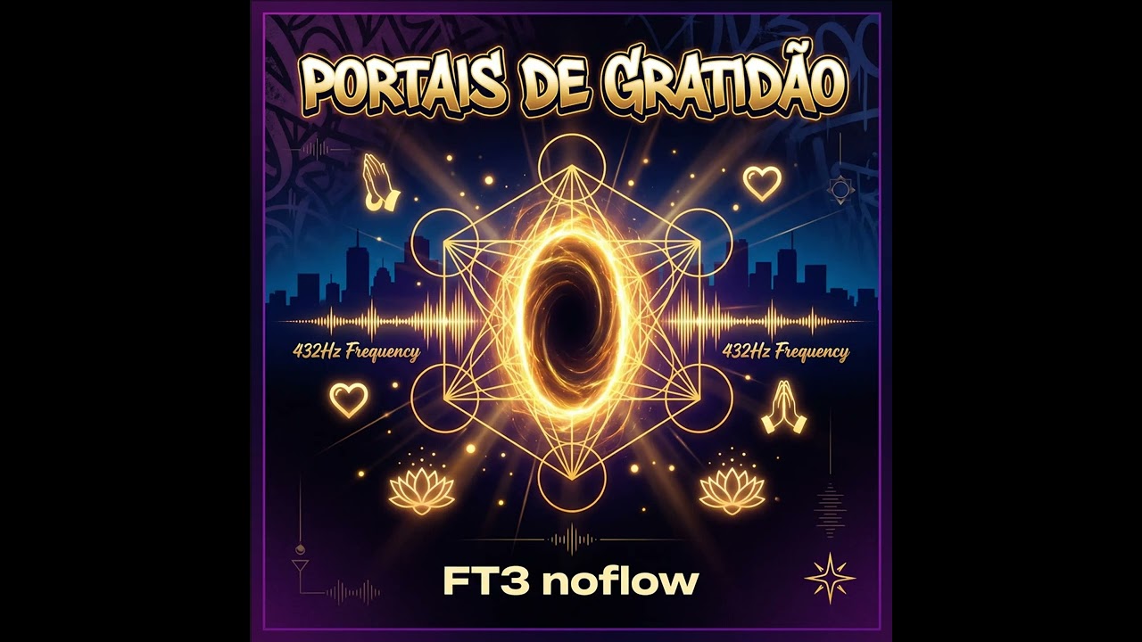FT3 noflow - Portais de Gratidão | Trap/Rap Espiritual 432Hz | Frequência de Gratidão