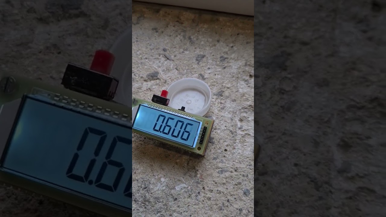 Arduino water flow meter with HT1621 display and YF-S201 sensor 