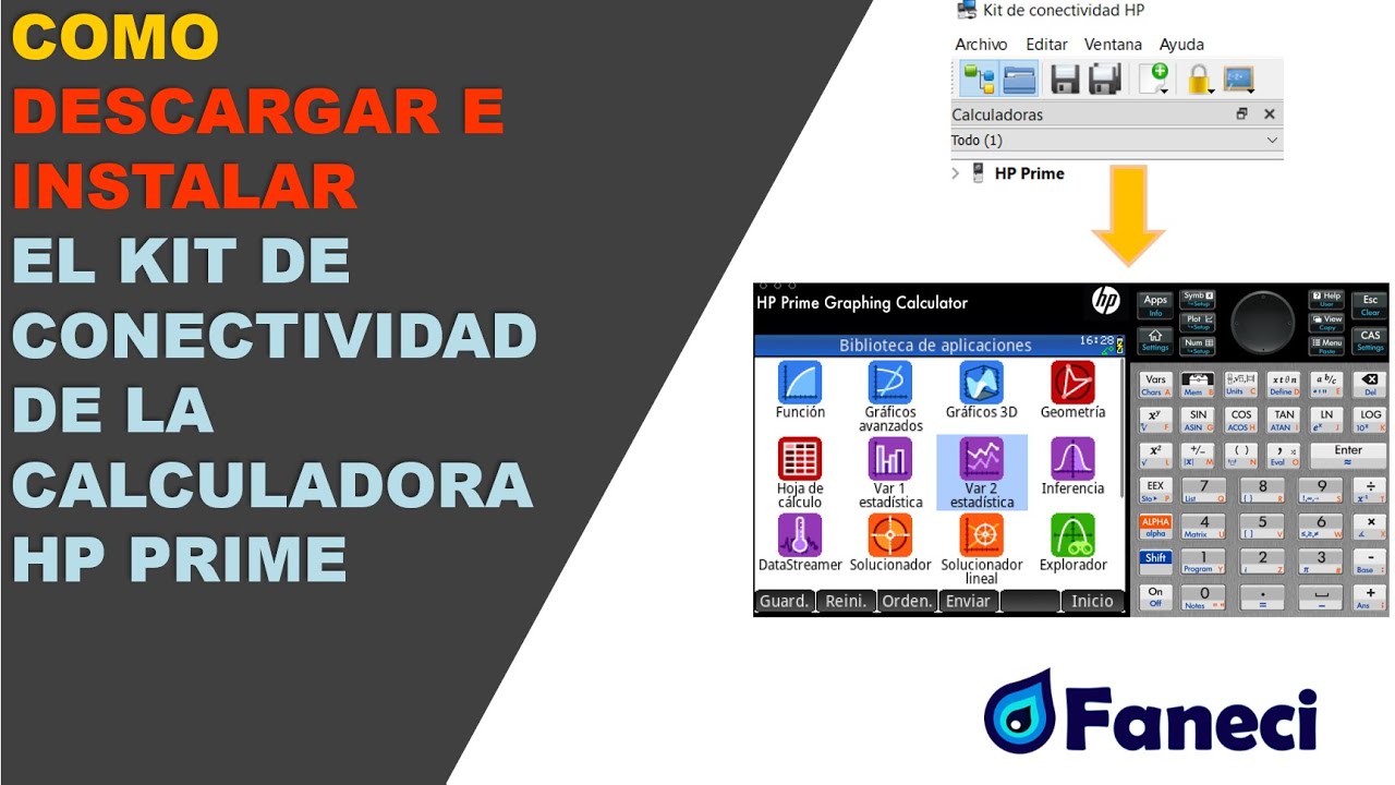 INSTALAR EL KIT DE CONECTIVIDAD DE LA CALCULADORA HP PRIME EN 2025✅