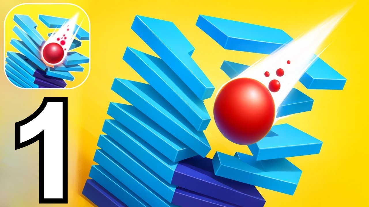 Stack Ball - Crash Platforms Part 1 Gameplay Walkthrough Android IOS