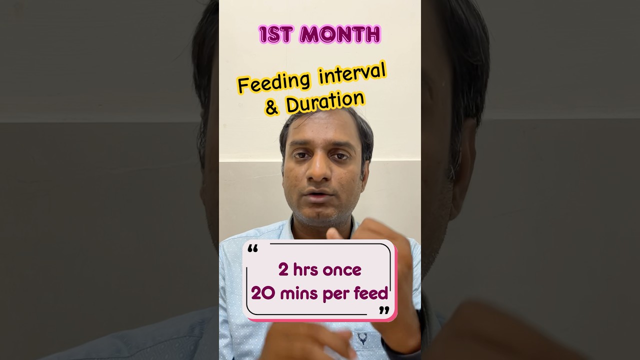 Feeding interval & Duration 🤱🏻 #newborncare #drsagul #newbornbaby #babyhealth