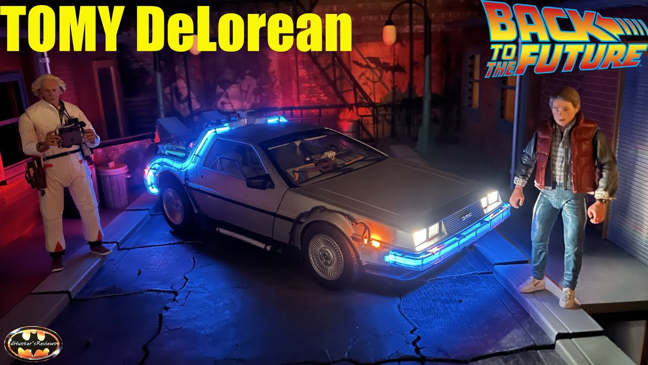 TOMY DeLorean Time Machine Back To The Future Kickstarter Vehicle Review & Comparison Neca