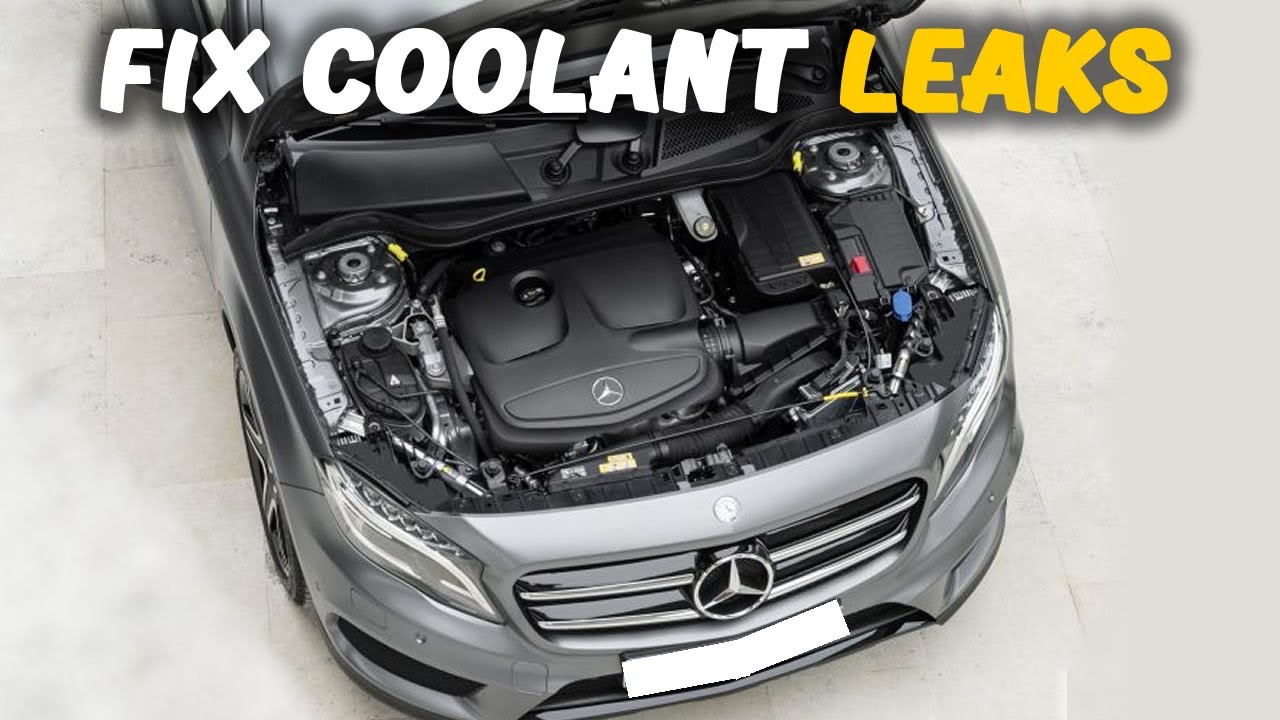 Устранение утечки охлаждающей жидкости в Mercedes CLA250 GLA250 и Infiniti QX30 | Замена термоста...