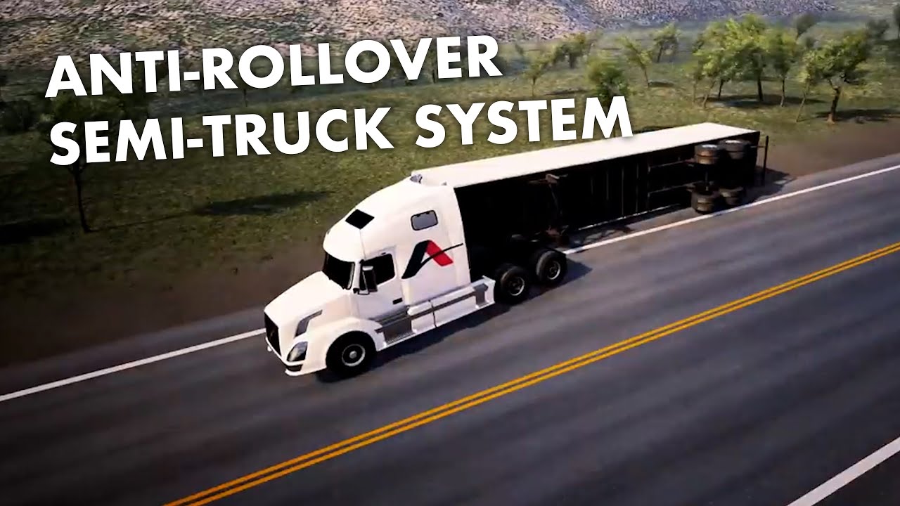 Anti-rollover semi-truck system from Axicle Engineering
