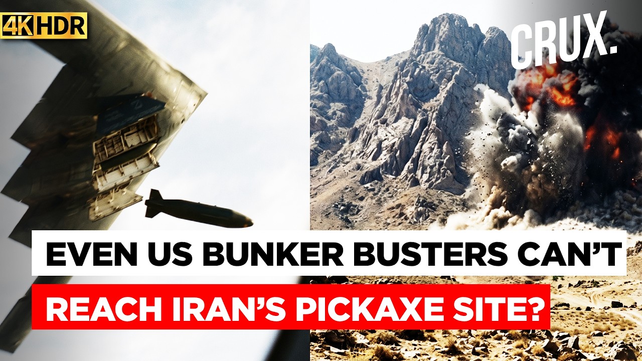 Iran's Pickaxe Nuclear Site Sits 450ft Beneath A Granite Mountain: Why Has US Not Bombed It Yet? 4K