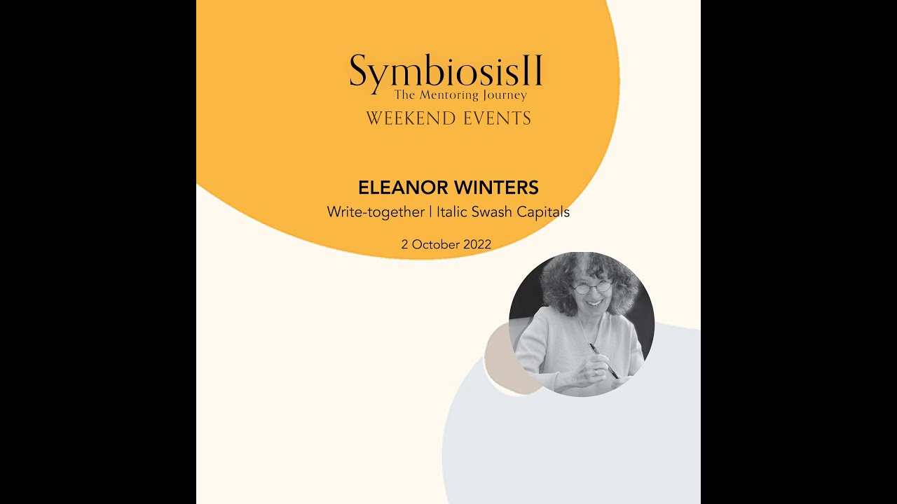 Symbiosis II Write-together with Eleanor Winters - Italic Swash Capitals