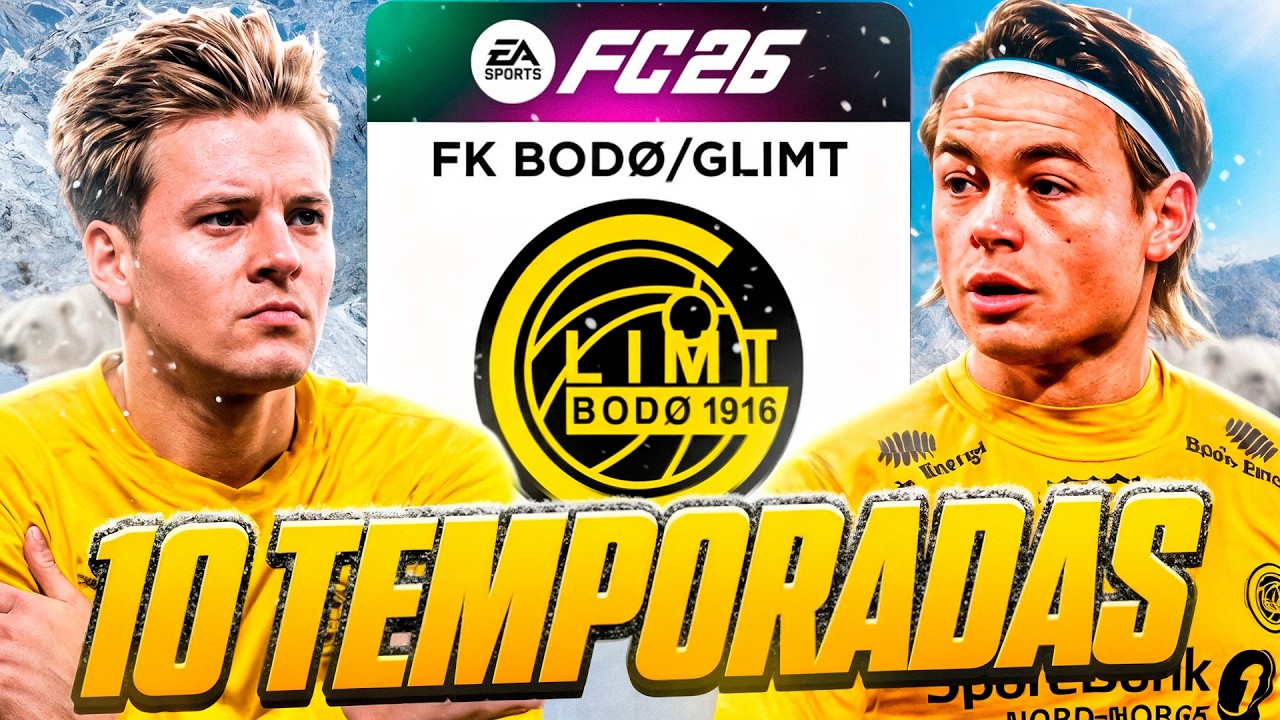 EU ASSUMI O BODØ/GLIMT POR 10 TEMPORADAS NO FC 26!