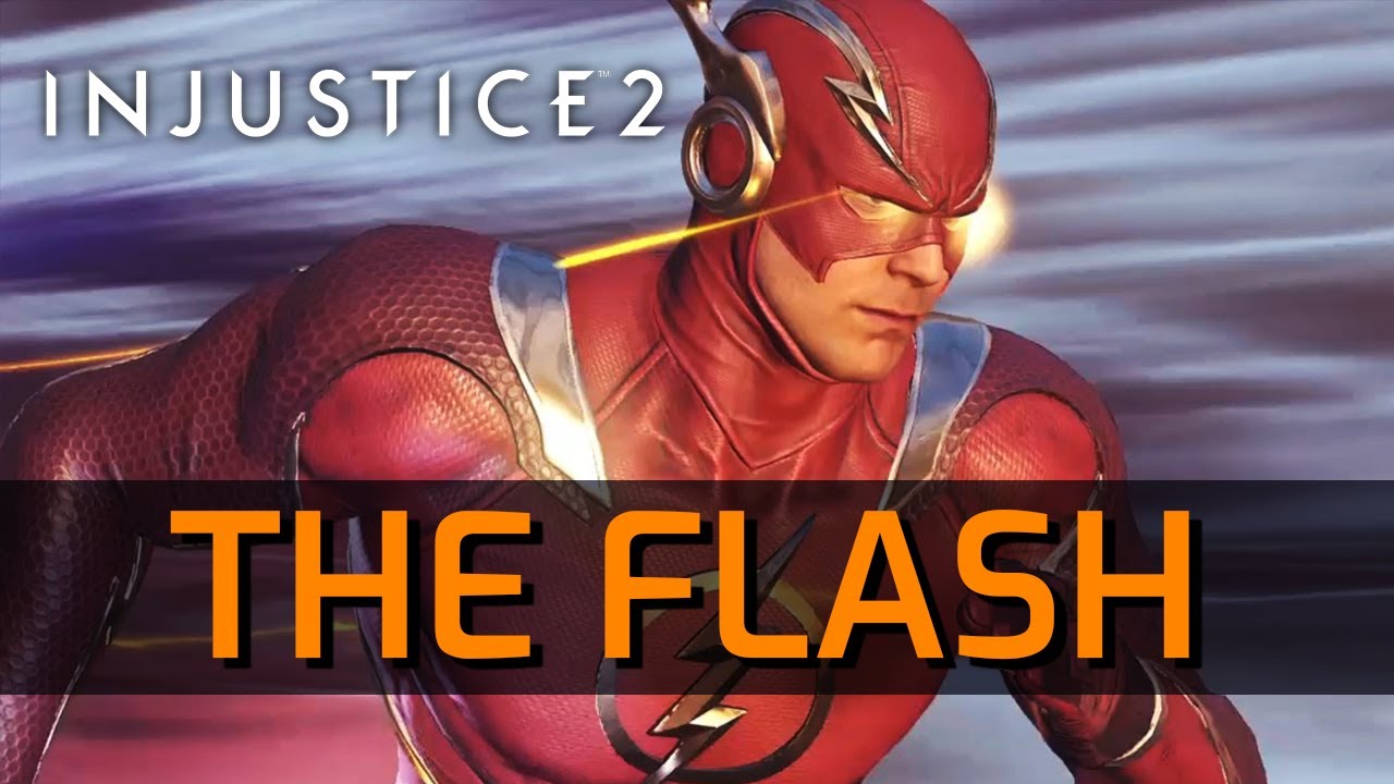Injustice 2 - The Flash Moveset w. Inputs [Basic]