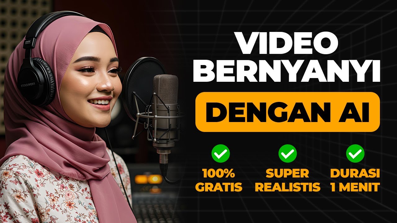 CARA MEMBUAT VIDEO BERNYANYI DENGAN AI PALING REALISTIS