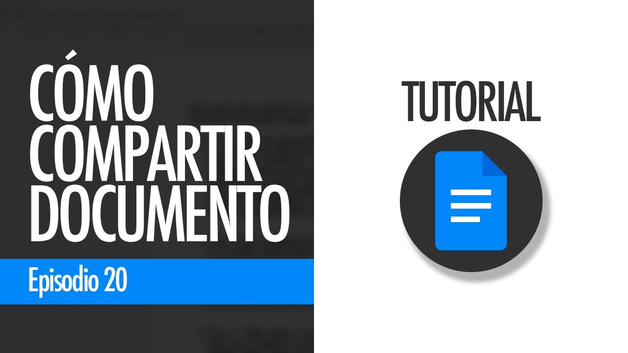 ¿Cómo COMPARTIR ARCHIVOS? Agregar usuarios a Documentos de Google | Google Docs, ep. 20