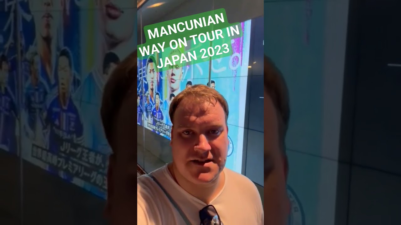 MANCHESTER CITY JAPAN/SOUTH KOREA TOUR 2023 PAT ON THE GROUND REPORTER #mcfc #manchestercityfc