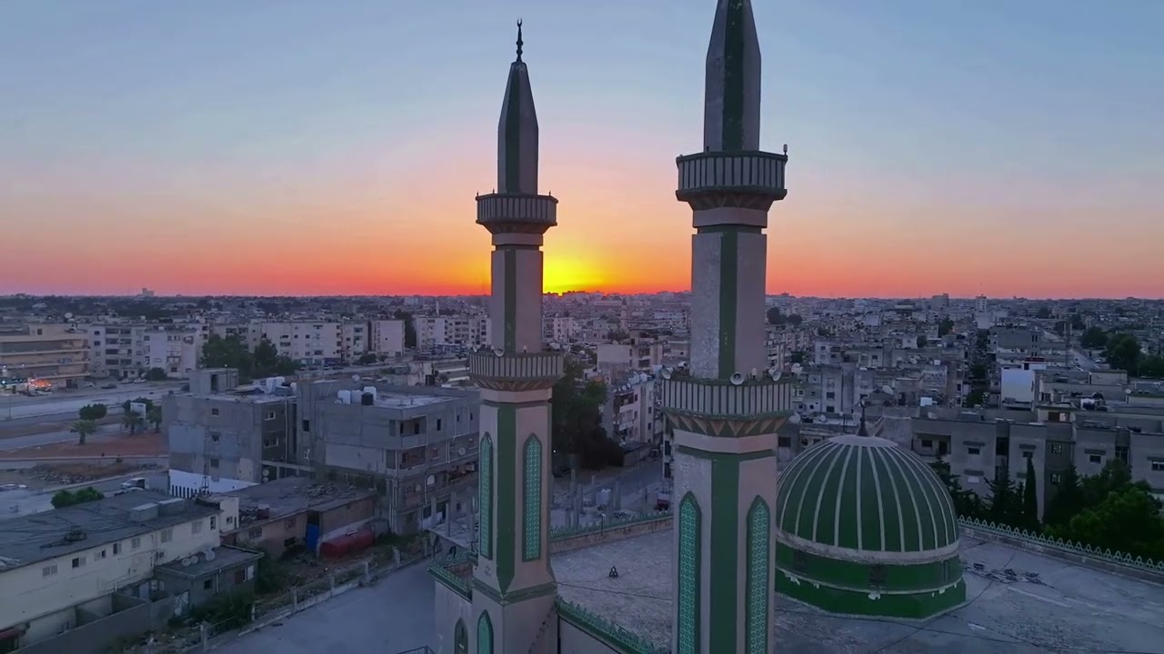 Albayda, Libya  Drone, Aerial View and Time Lapse Video