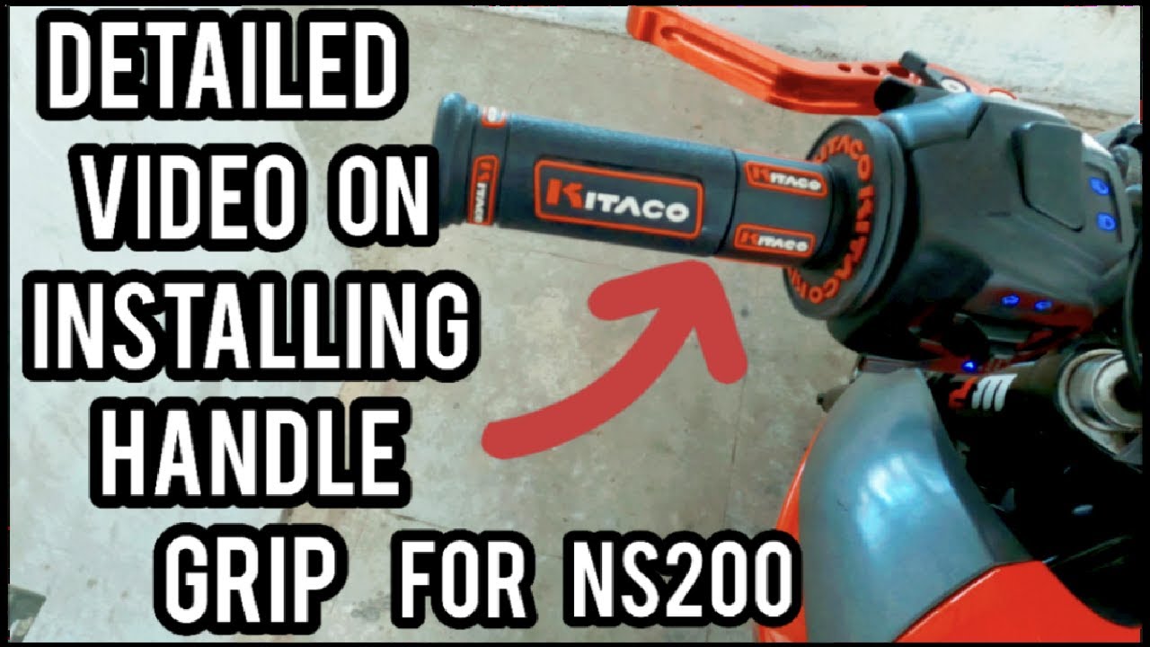 INSTALLING THE HANDLE GRIP FOR NS200 || DETAILED VIDEO ON HOW TO INSTALL || EASY & SIMPLE || GOPRO9