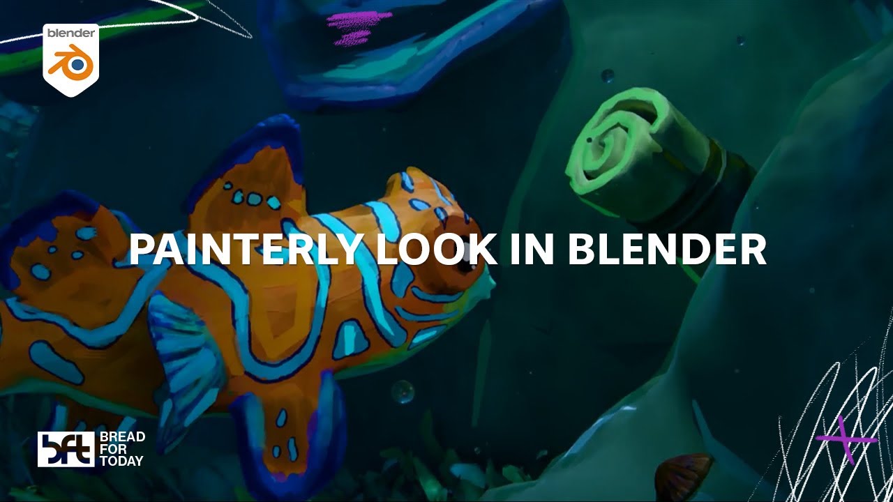 THIS Painterly Brushstroke Method in Blender Is FREE & EASY