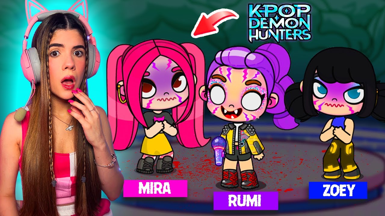 JAMÁS juntes a RUMI, ZOEY y MIRA en AVATAR WORLD😨 (Kpop Demon Hunters🔥) | Ani Cat😻