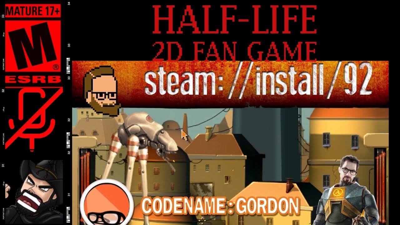 CODENAME: GORDON - Half Life 2D Fan Game (2004) by Nuclearvision - Full Play (NO Commentary)