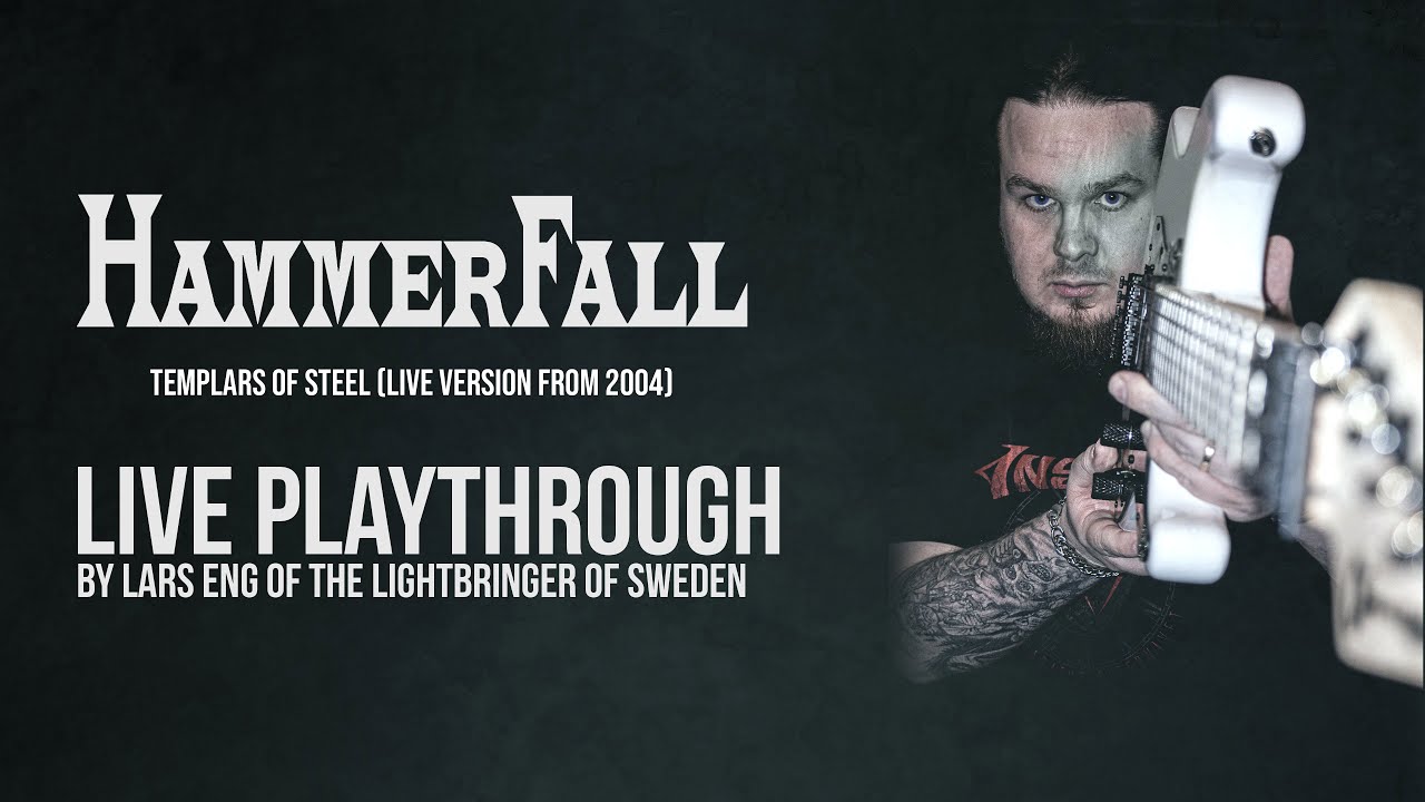 Hammerfall - Templars of Steel - (Live version 2004) - Live Playthrough by Lars Eng