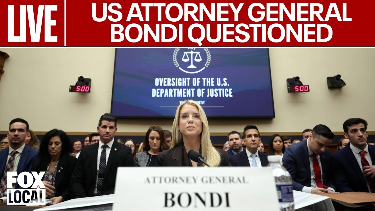 LIVE: U.S. Attorney General Pam Bondi Questioned By House Committee