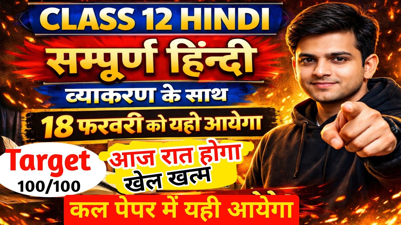 class 12 hindi important questions up board | hindi class 12th important questions 2026