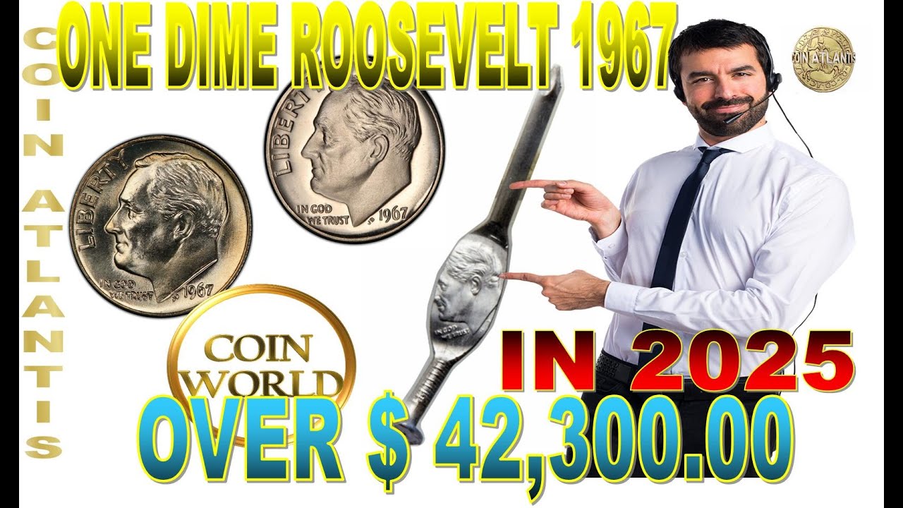 1967 Roosevelt  Coin Value. OVER $ 42,300.00