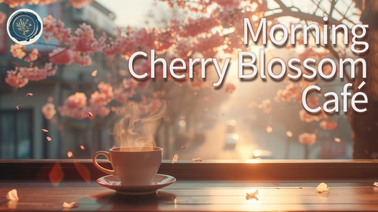 Morning Cherry Blossom Café 🌸 Soft Spring Piano for Relaxation & Study