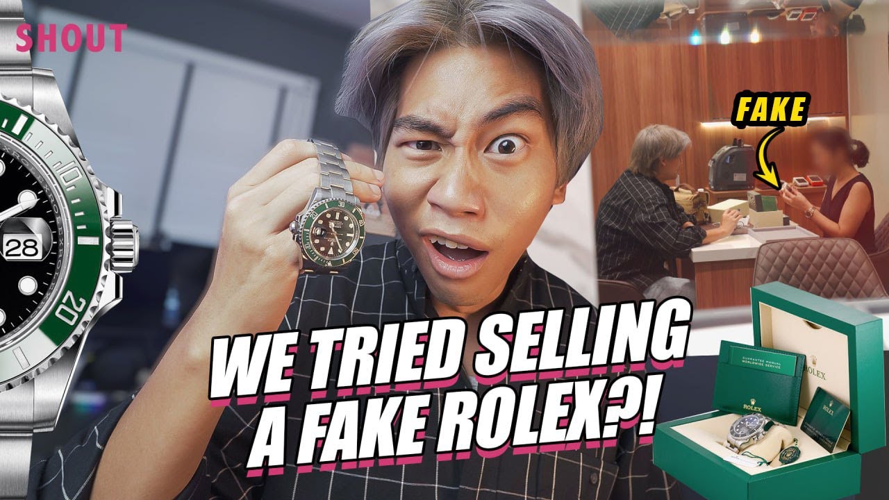 Мы попытались продать поддельные часы Rolex?!