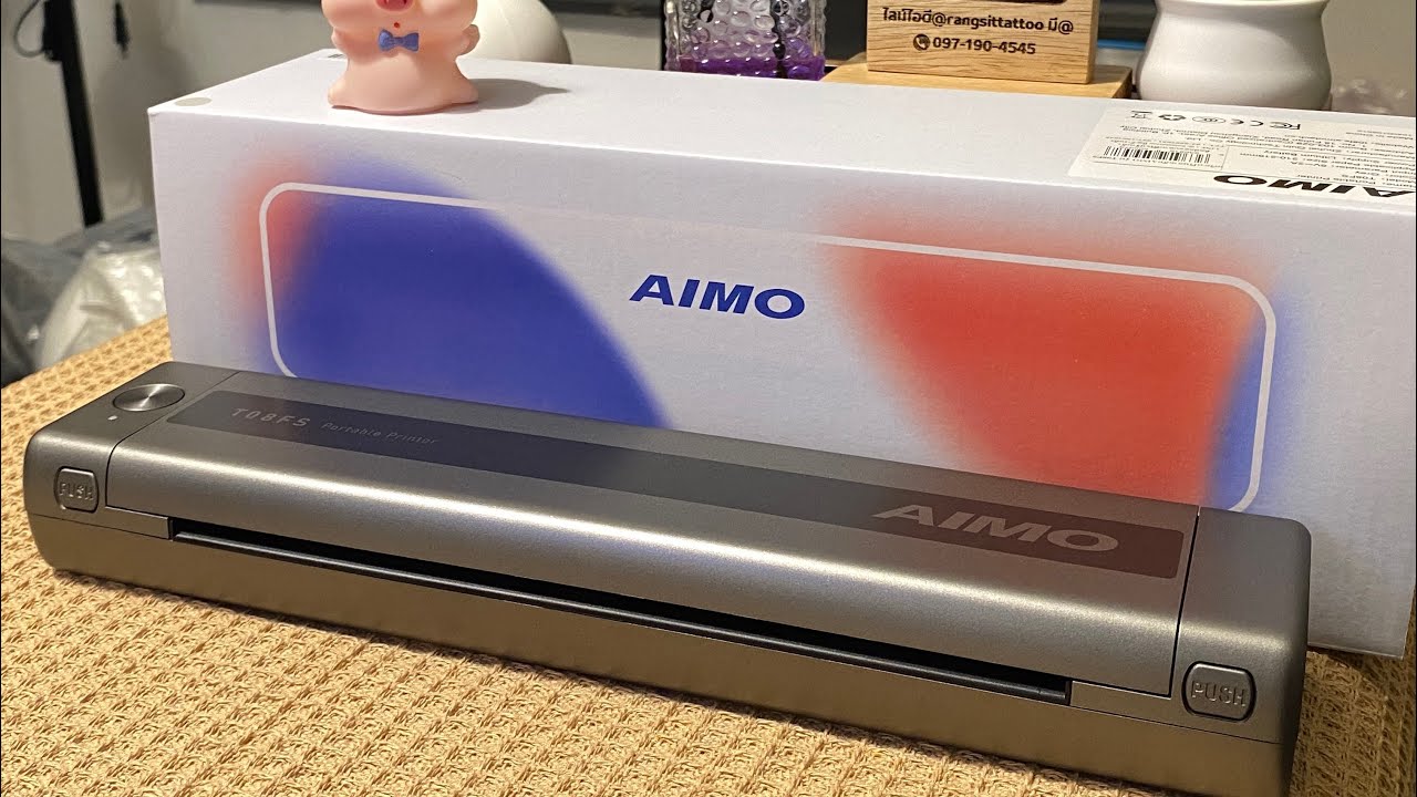 เครื่องปริ้นซ์ลอกลาย Aimo T08FS #รังสิตอุปกรณ์สัก