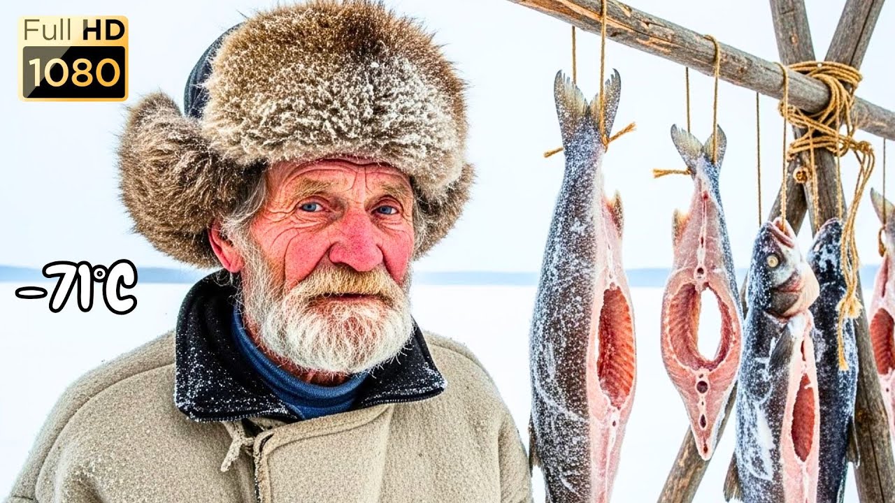 Elderly widower survives alone at -71°C in Siberia, eating a 1,000 kg fish in extreme cold