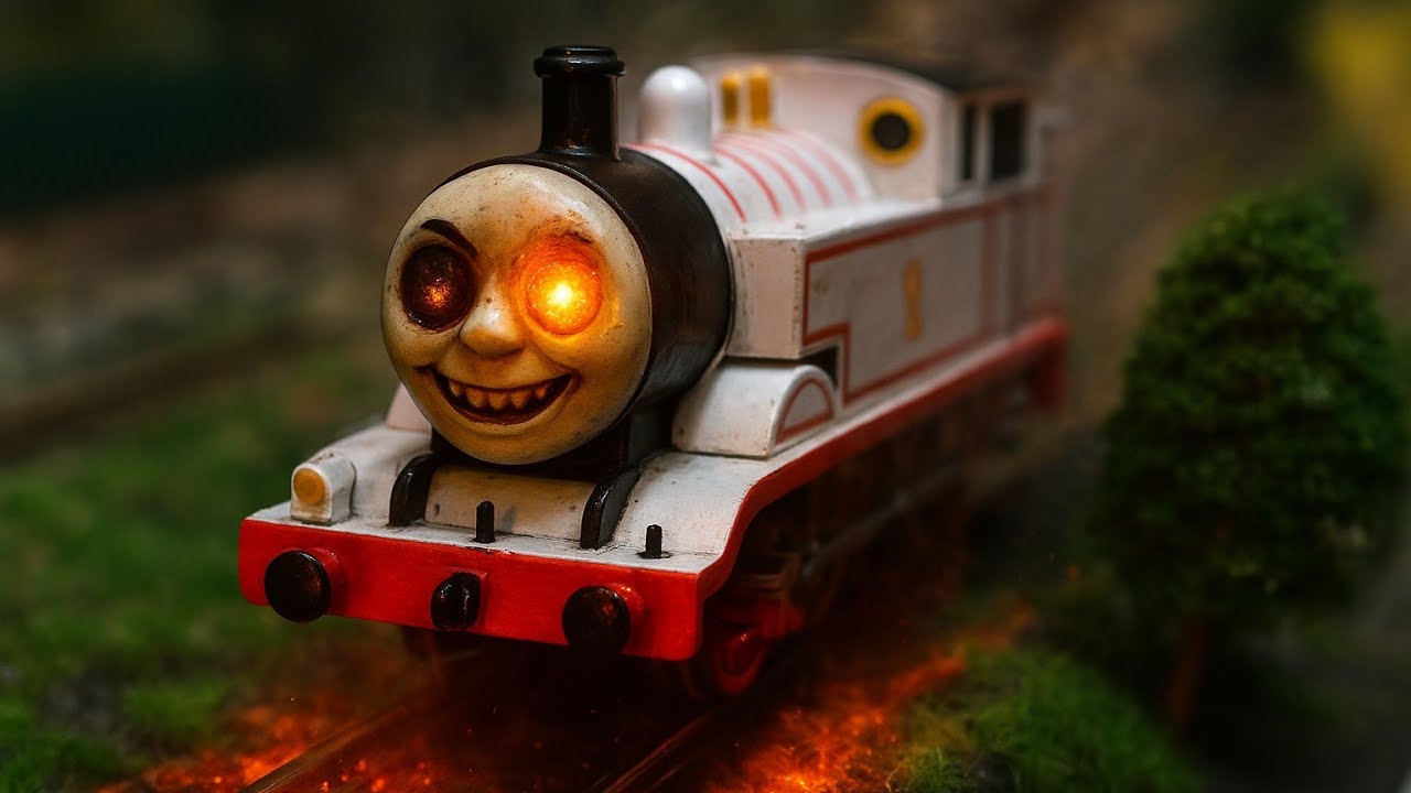 Membuat Kereta Thomas Ghost Train VS Timothy! Miniatur Epic Battle