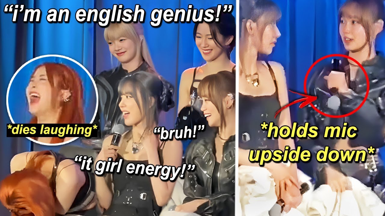 Le sserafim's ENGLISH interview on LA live show was a MESS (America's not ready for them) 😂