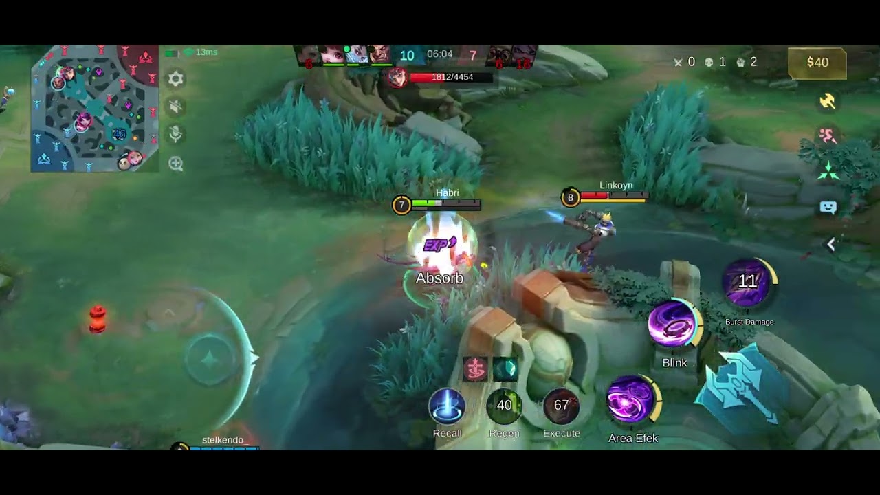 aku kembali bermain mobile legends dan menang benar benar seru
