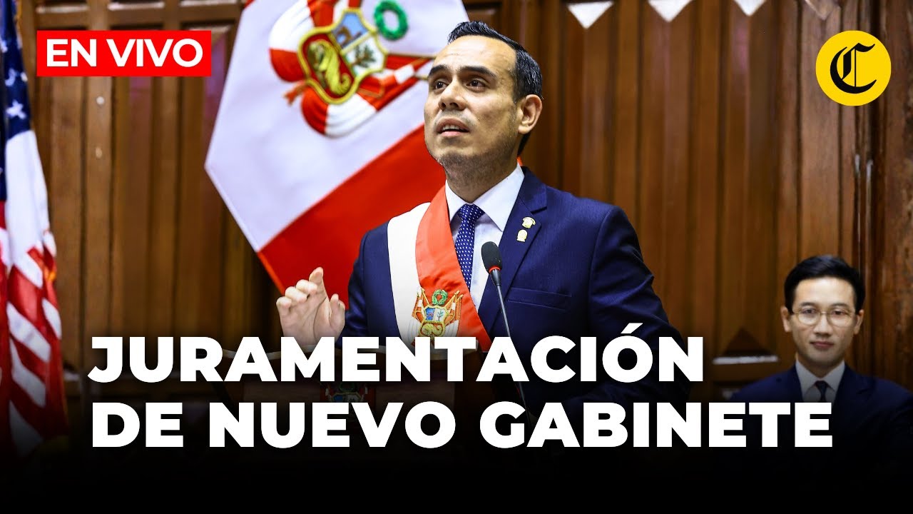 🔴 EN VIVO: PRESIDENTE JOSÉ JERÍ TOMA JURAMENTO A NUEVO GABINETE MINISTERIAL | El Comercio