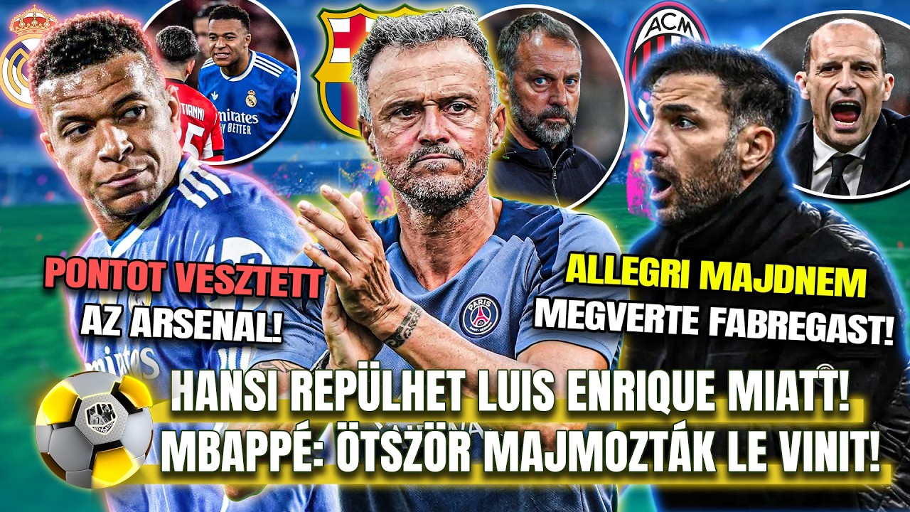 A Barcelona eltervezte? 😱 Luis Enrique ÉRKEZIK Hansi Flick helyére! Ötször MAJMOZTÁK le Viníciust!