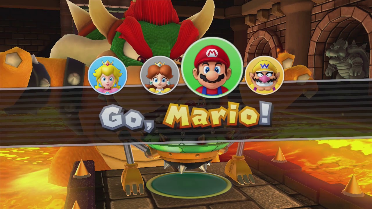 Mario Party 10 Bowser Party #334 Peach, Daisy, Mario, Wario Chaos Castle Master Difficulty