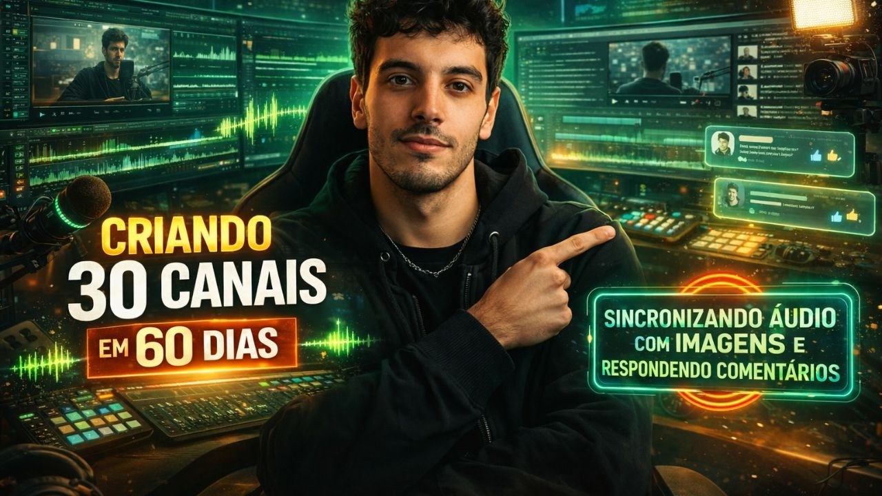 30 Canais em 60 Dias: Sincronizando e Editando os Vídeos
