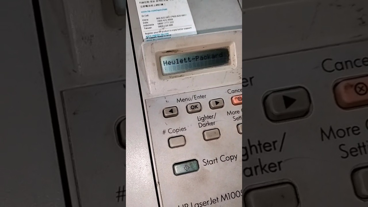 Fix100%HP LaserJet Printer Hewlett Packard B06005 Error | How to Reset HP LaserJet M1005#macnitesh
