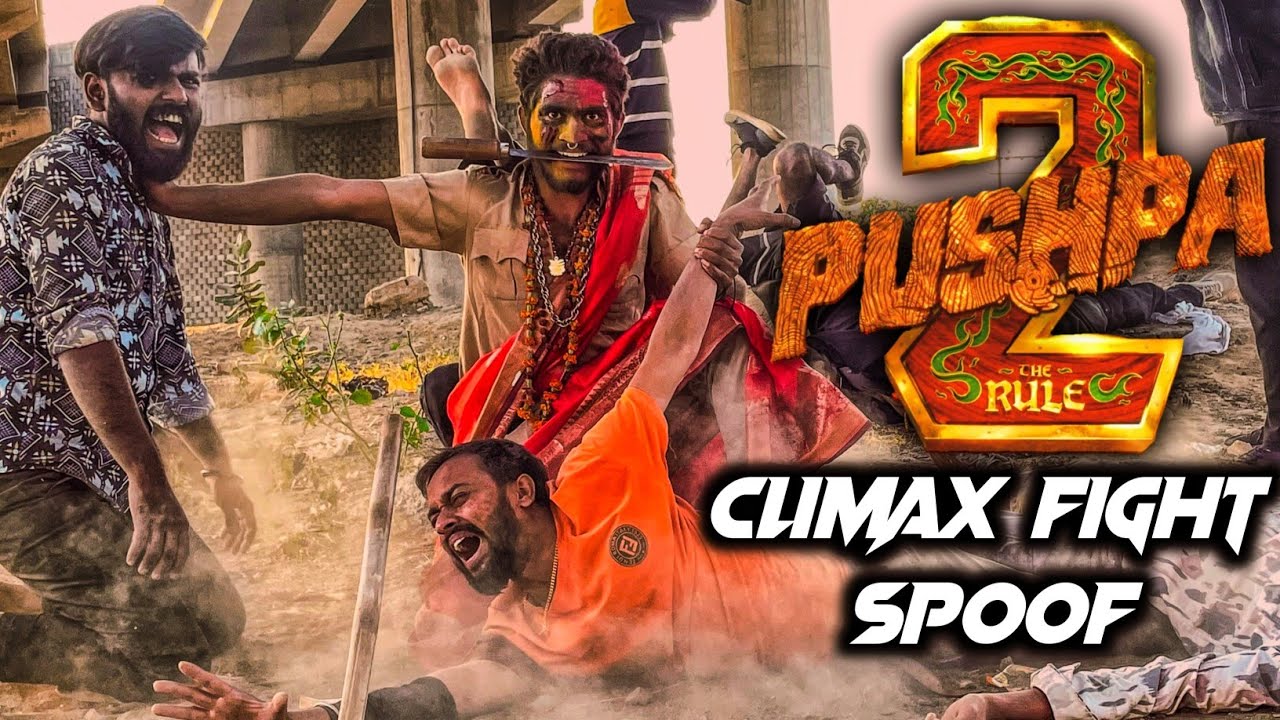 Pushpa 2 Climax Fight & Dialogue Spoof In Hindi🔥🔥 | Life The End | Pushpa 2 Last Fight Scene Spoof