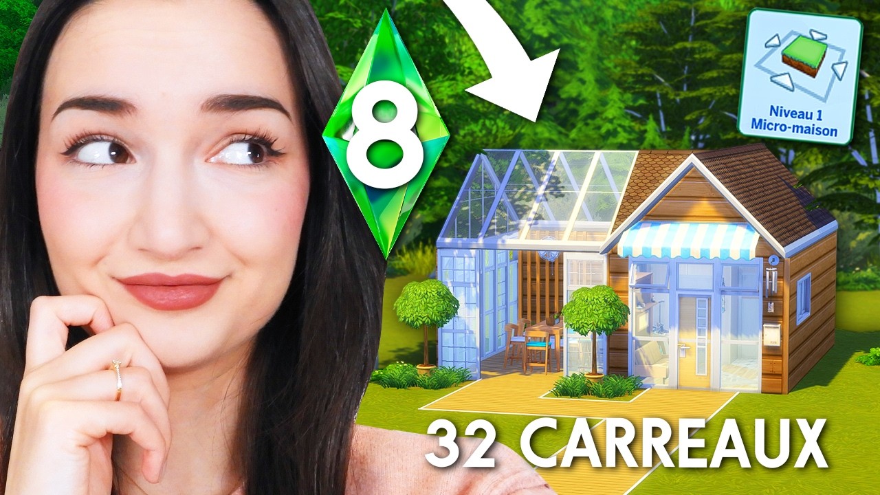 Peut-on faire vivre 8 Sims dans 32 carreaux ? 😳 | Challenge Sims 4