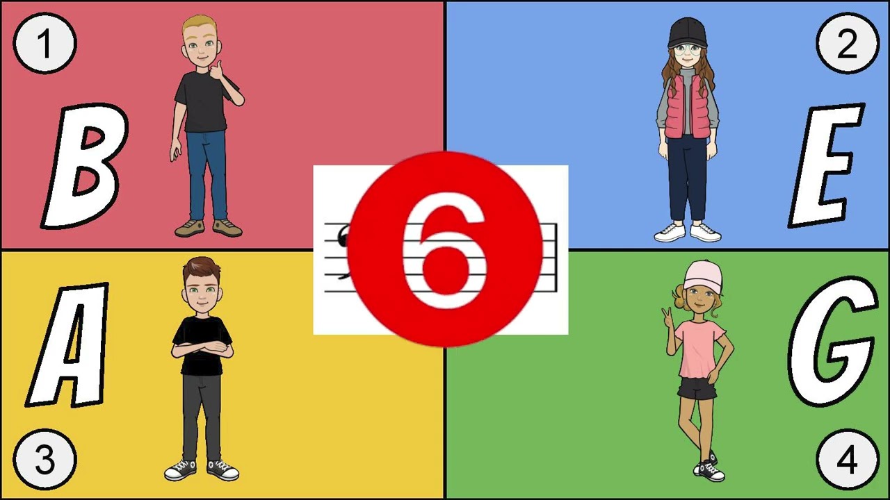 Four Corners Bass Clef  Game 1