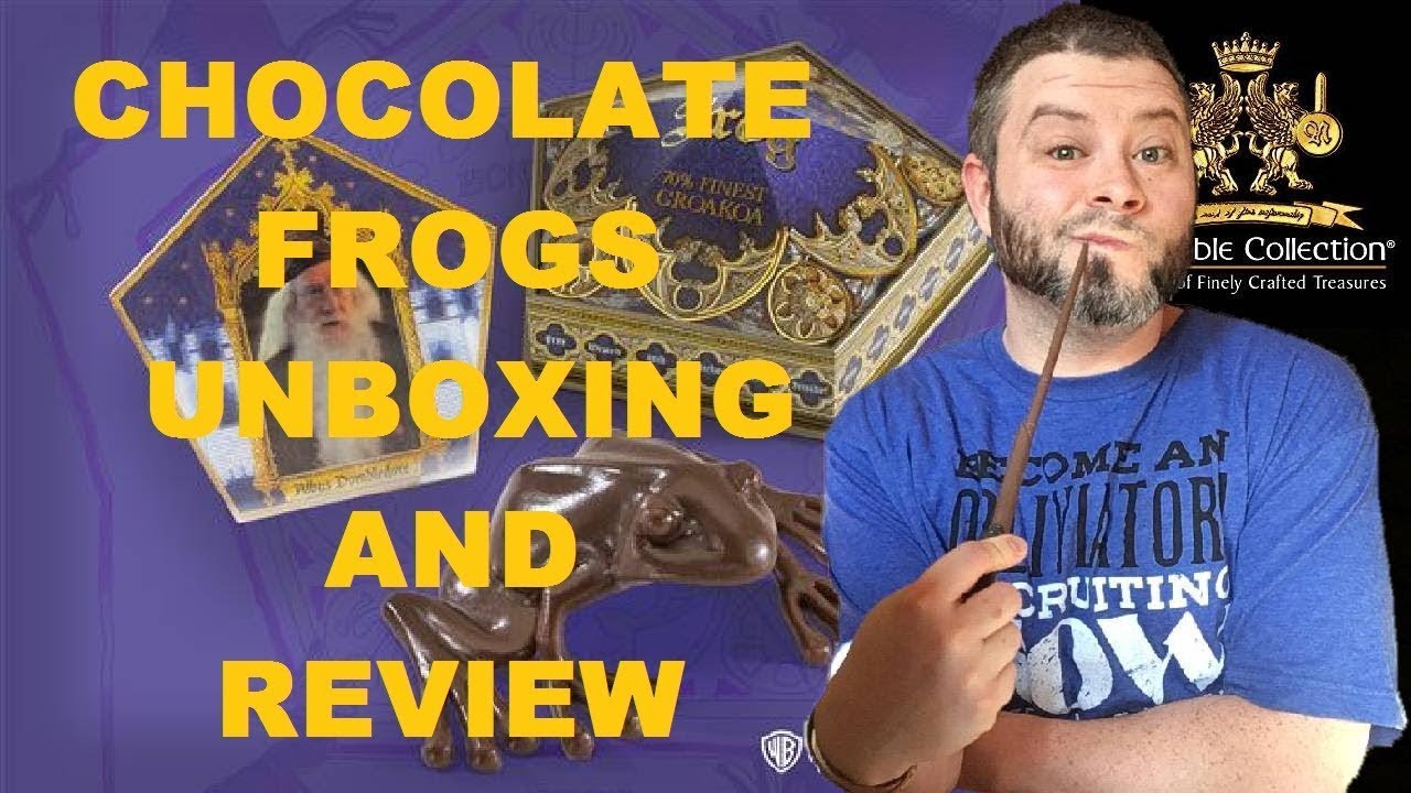 Noble Collection Chocolate Frog Prop Replica Unboxing and Review (RE-UPLOAD)