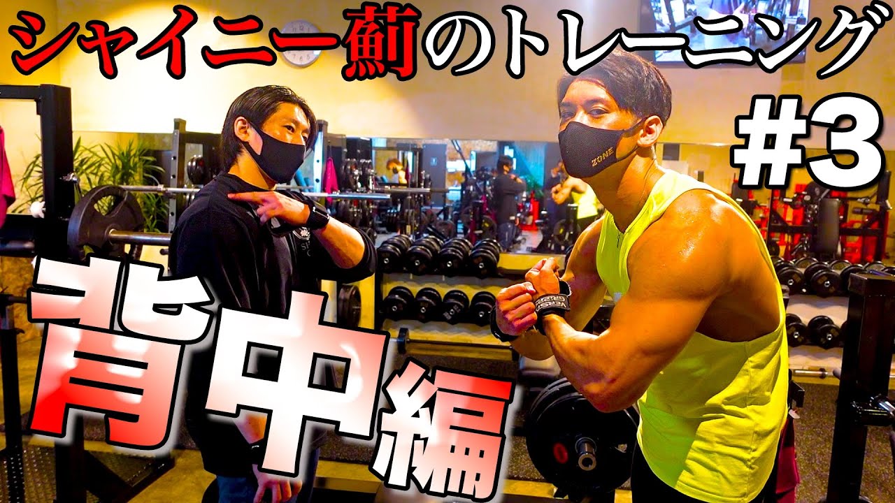 【シャイニー薊式‼︎】限界突破の背中トレを徹底解説