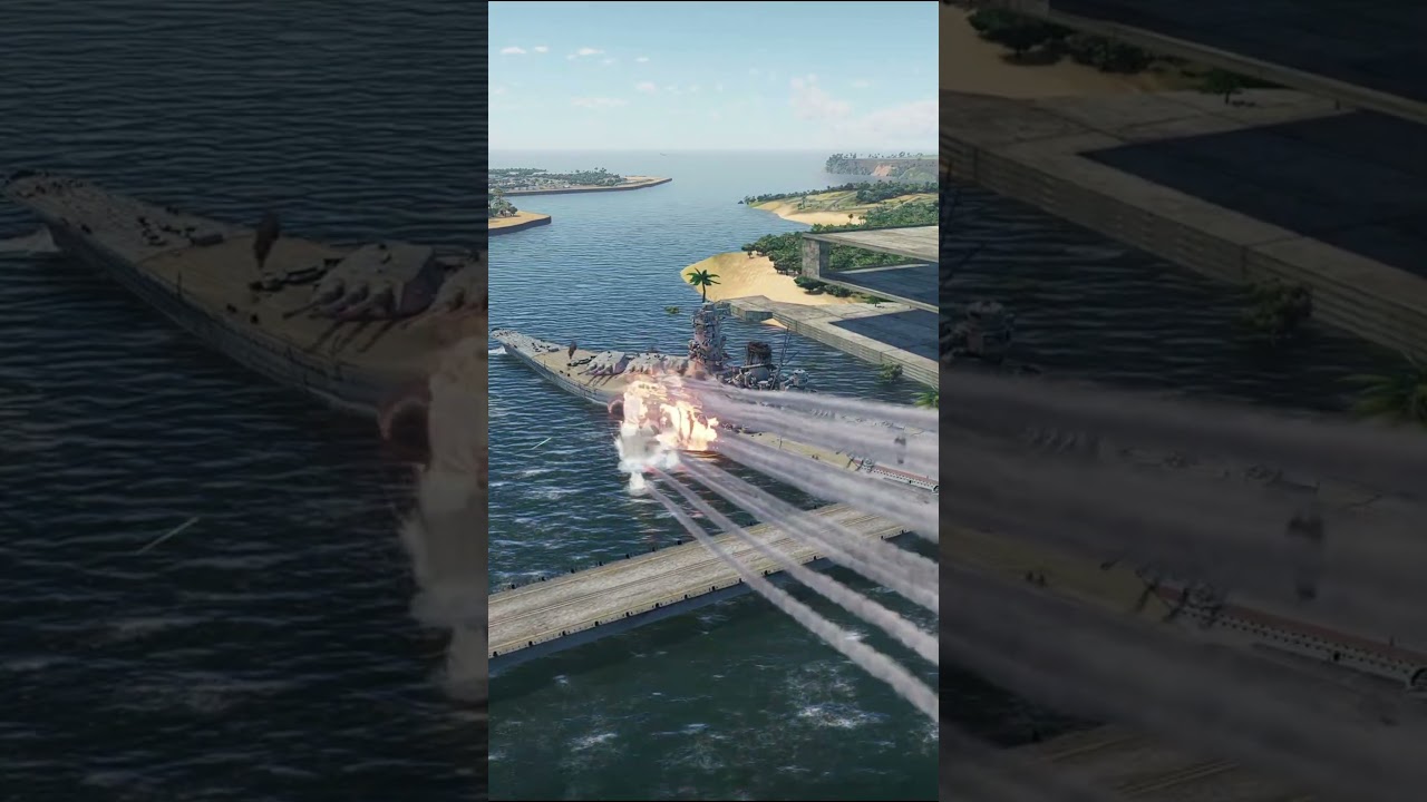 Su-25 Devastating Rocket Attack Destroying Battle Ship