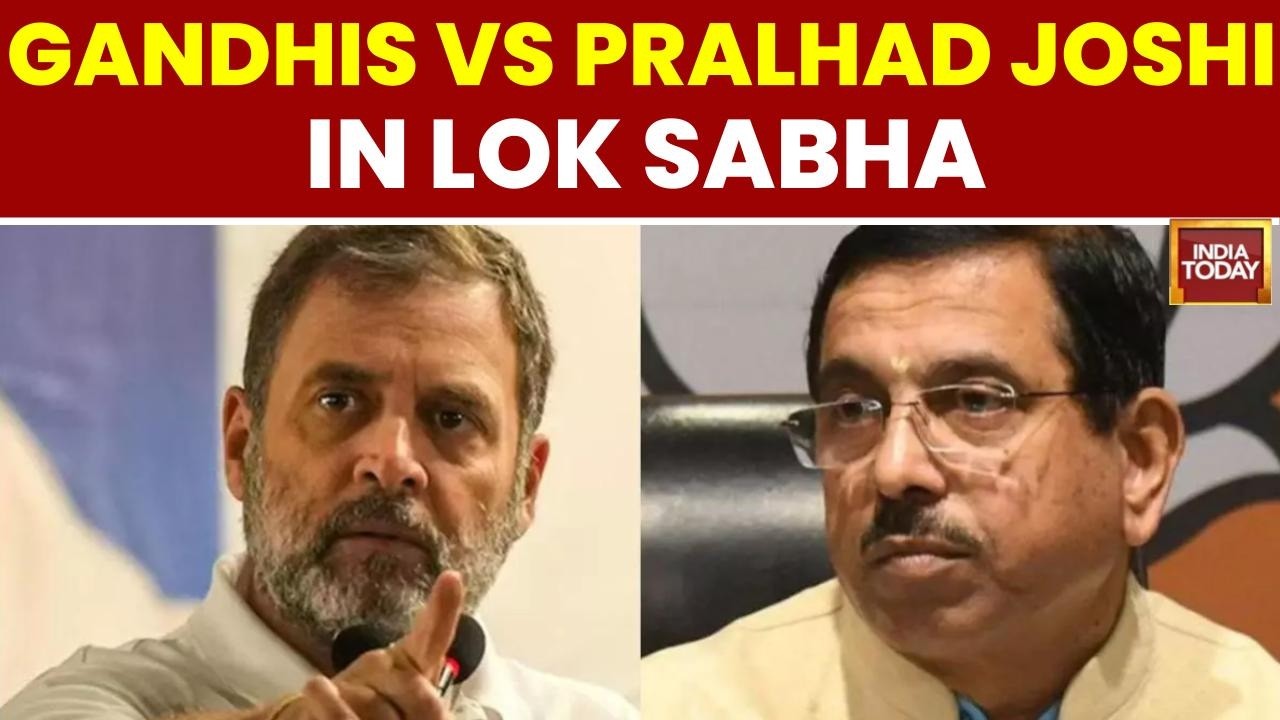 Gandhis Target Pralhad Joshi As Parliament Erupts Over Anti-Paper Leak Bill | Leak Bill Debate