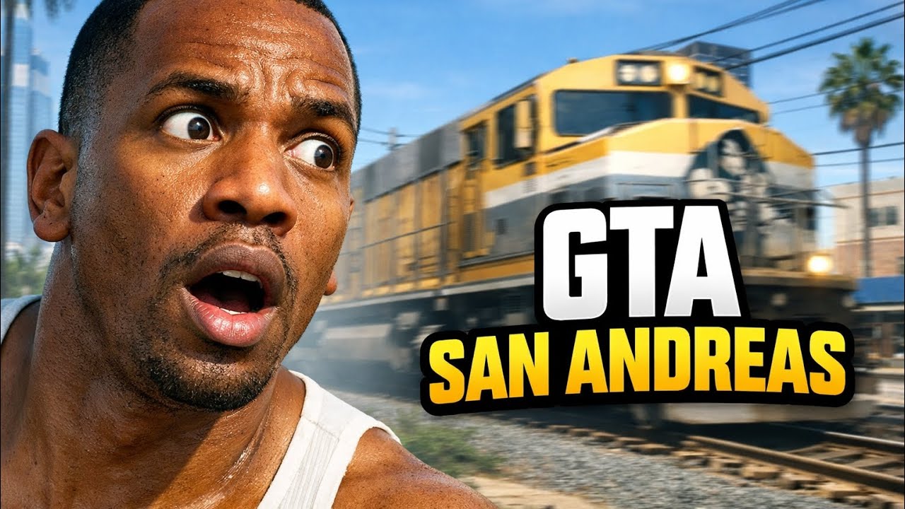CJ Just Found Out About Trains